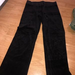 Juicy Couture velour track pants